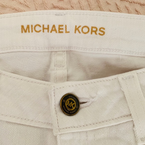 MICHAEL KORS white jeans ankle or shorter size 2 - Picture 5 of 9